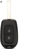 Fits Renault 433MHZ 4A-PCF7961M 2 Button Complete Transponder Remote Key