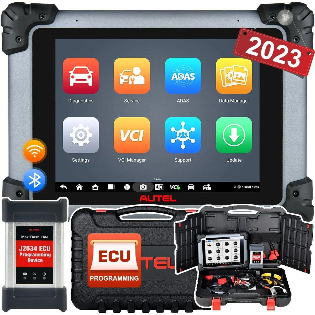 Autel MS908S Pro II Auto Diagnostic Tool with J2534 ECU Programmer OBD2 Main image
