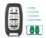 Fits Chyrsler Pacifica 433MHz  M3N-97395900 Complete Transponder Remote Key