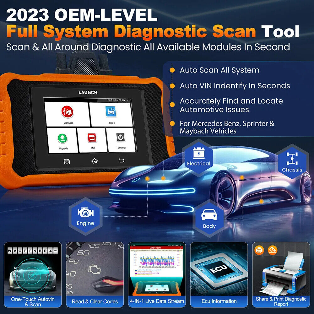 LAUNCH X431 Elite 2.0 Car Full System Diagnostic Tools Auto OBD OBD2 Scanner Secondary image