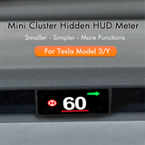 Fits TESLA Model 3 Y Smart Speed Air Vent Dashboard Hidden HUD Cluster Battery