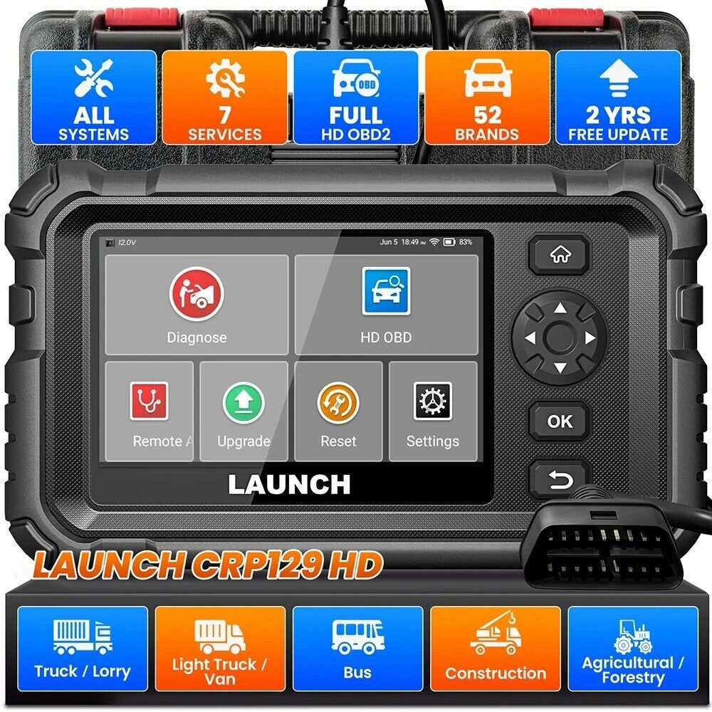 LAUNCH X431 CRP129 HD 24V Truck Diagnostic Tools Heavy Duty OBD Secondary image