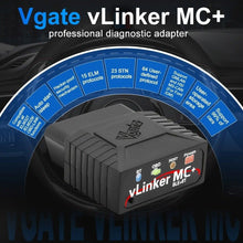 Load image into Gallery viewer, Vgate vLinker MC ELM327 V2.2 Bluetooth 3.0 4.0 OBD2 Scanner OBD 2 BimmerCode