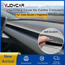 Load image into Gallery viewer, Real Dry Carbon Fiber Replacement Interior Dashboard Panel For Tesla Model 3