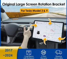 Load image into Gallery viewer, For Tesla Screen Rotation Bracket Model 3 Y Accessories GPS Navigation Rotating