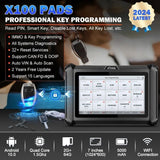 XTOOL X100 PADS Upgraded of X100 PAD IMMO Key Programming All Key Lost Tools