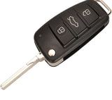 Fits Audi 8X0837220 / 8X0837220D/C 433/315MHz Complete Transponder Remote Key