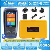 XTOOL A30pro Car Diagnostic Tools Bluetooth Car Automotive OBD2 IMMO Programmer