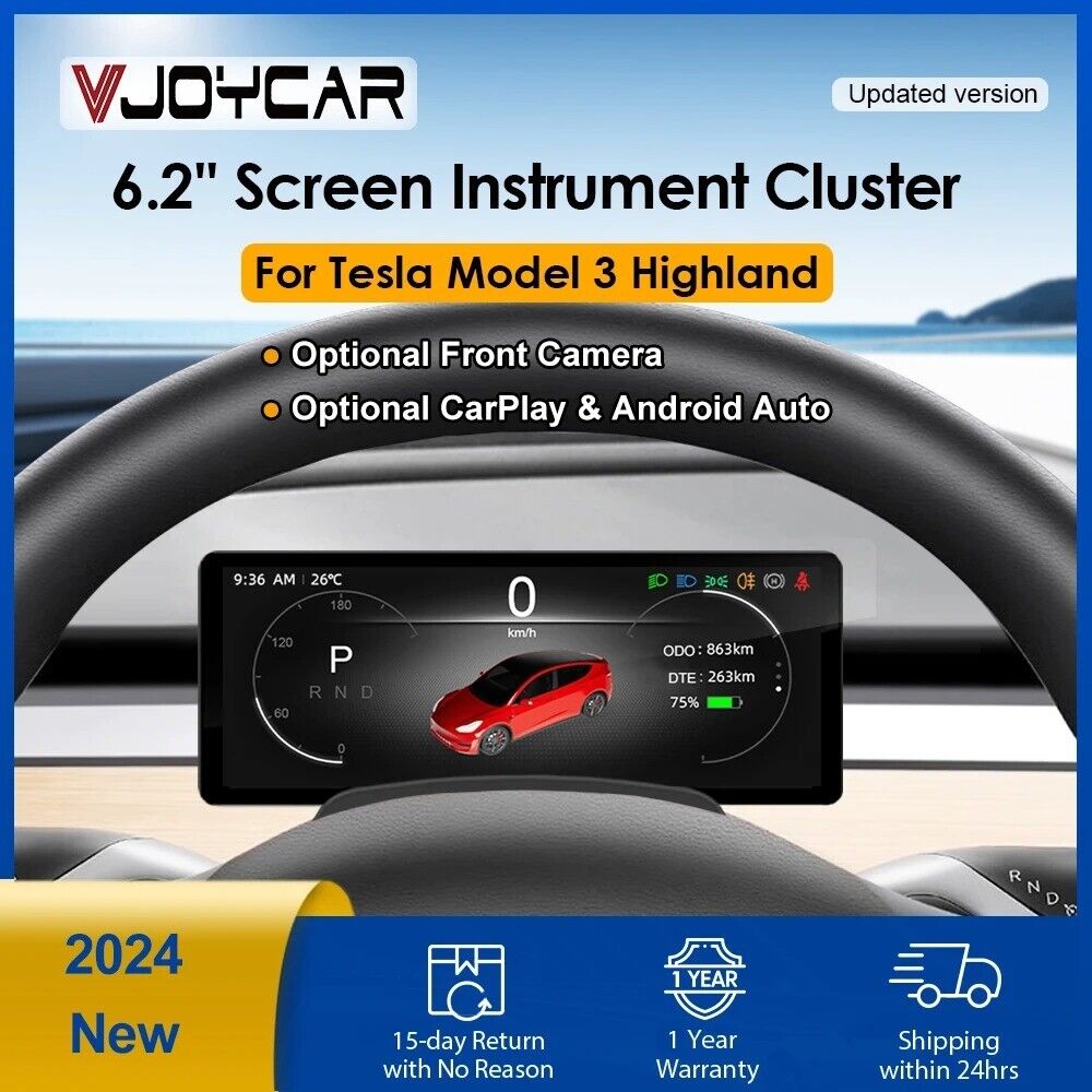 Newest for Tesla Model 3 Highland Display HUD Performance Speed Instrument