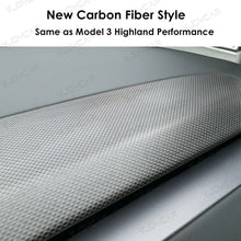 Load image into Gallery viewer, VJOYCAR Newest Model 3 Highland Performance Style Real Carbon Fiber Dash Panel