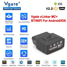 Load image into Gallery viewer, Vgate vLinker MC ELM327 V2.2 Bluetooth 3.0 4.0 OBD2 Scanner OBD 2 BimmerCode
