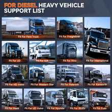 Load image into Gallery viewer, ANCEL HD8000 OBD2 Heavy Duty Truck Diagnostic Tools All System D.PF Regen Oil
