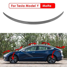 Load image into Gallery viewer, Real Carbon Fiber Trunk Wing Spoiler For Tesla Mode Y Model 3 2017-2024 Real Car