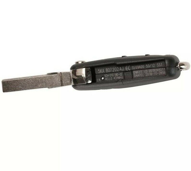 Fits VW 434Mhz 5K0837202AJ 5K0837202AD Complete Transponder Remote Key Secondary image