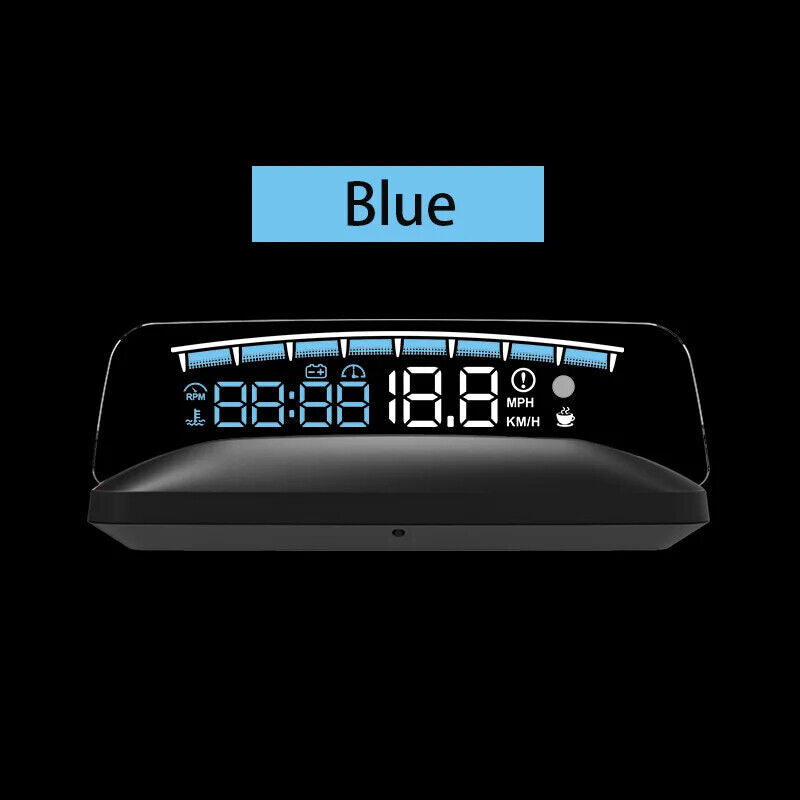 2023 HUD Mirror M41 Plus Head Up Display OBD2 Speed Projector Water Temp. Secondary image
