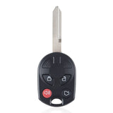 Complete Remote Car Key Fob 4 Button ID63 Chip 80 Bit Fits Ford Edge Escape