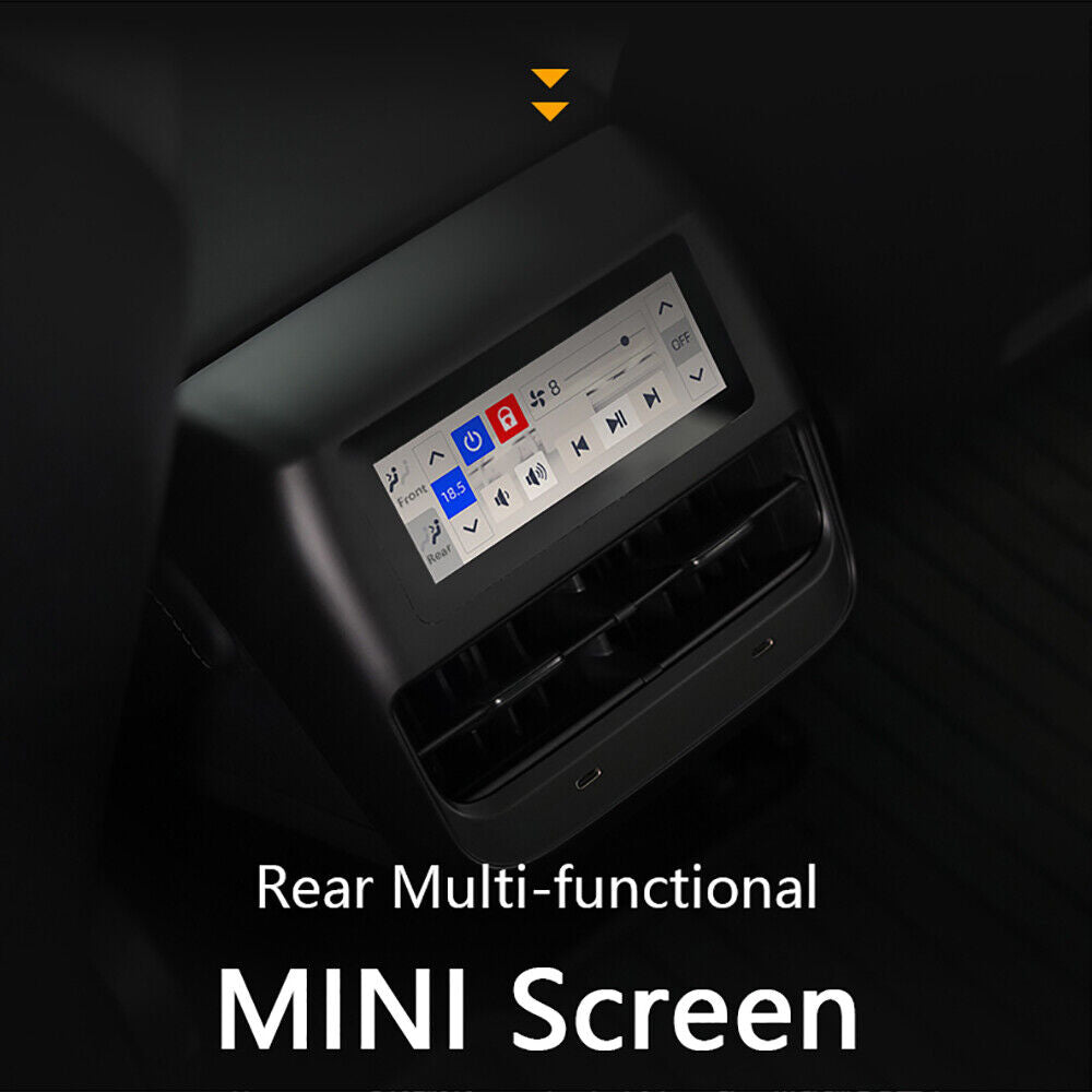 Model 3 Y Accessories Armrest Box IPS Screen Rear Display Panel