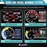 Lufi XF OBD2 HUD Gauge Total Mileage Multi-Function Smart Digital Diagnosed Tool