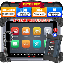 Autel Elite 2 Pro ECU OBD2 Scanner Professional J2534 Diagnostic Tool