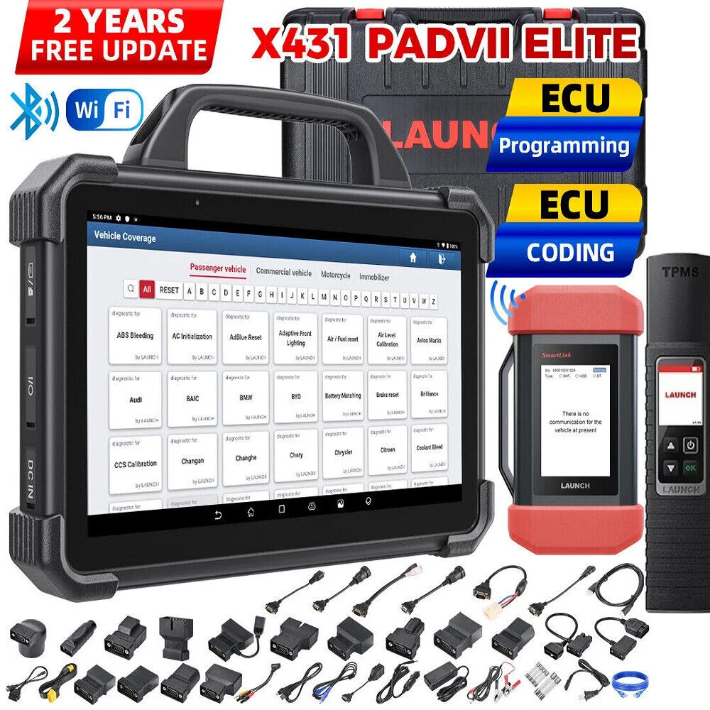LAUNCH X431PAD VII Automotive Diagnostic Tool All-in-One Scan Tool with SmartBox