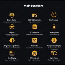Load image into Gallery viewer, TESLA Model 3 Y HUD Screen 6.2&quot; Dashboard Cluster Instrument Speedometer Meter