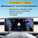 Model 3/Y 9 inch Touch Screen with Airflow Carplay/Android Auto for Tesla Model3