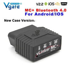Load image into Gallery viewer, Vgate vLinker MC ELM327 V2.2 Bluetooth 3.0 4.0 OBD2 Scanner OBD 2 BimmerCode