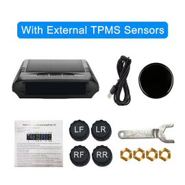 Vjoycar Newest Wireless Solar Power 2 in 1 Car HUD GPS Speedometer