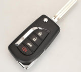 Suitable For Toyota 4Button 314.4Mhz 4D67 / 4D-72-G Transponder Remote Key