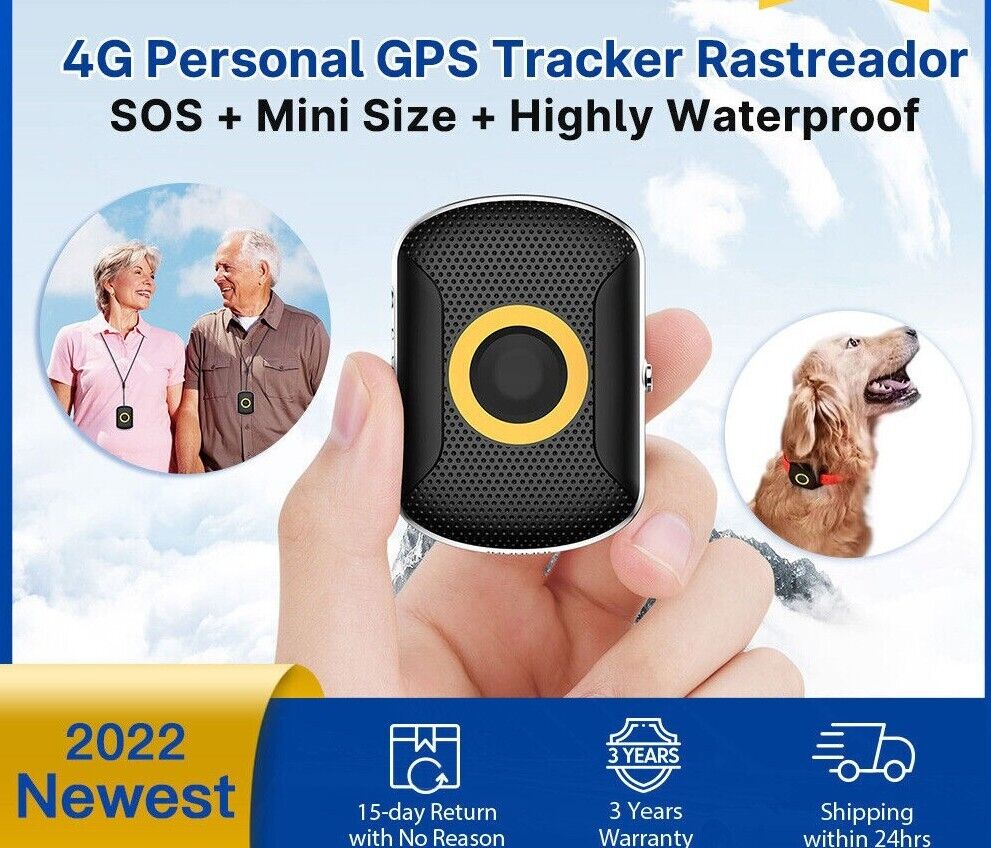 4G Waterproof Personal GPS Tracker Support Geo-Fence SOS Smart Kids Locator