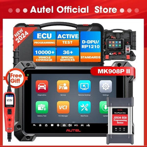 New Autel MK908PRO II Automotive Diagnostic Scanner J2534 ECU Online Programming