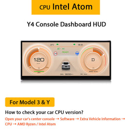 2023 Updated for Tesla Aaccessories Model 3 Y Digital Dashboard Head Up Display
