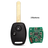 Fits Honda 313MHz/ 313.8MHz MLBHLIK-1T Complete Transponder Remote Key