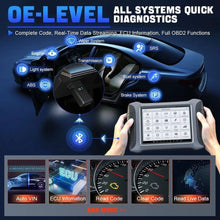 Load image into Gallery viewer, XTOOL A80 H6 OBD2 Bluetooth Scanner Car Diagnostic Tools ECU Coding 39+