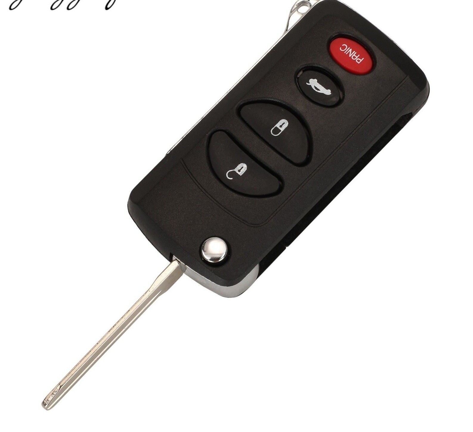 Fits Chrysler Dodge  Complete Transponder Remote Key Secondary image