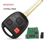 Fits Lexus 315Mhz HYQ1512V Complete Transponder Remote Key