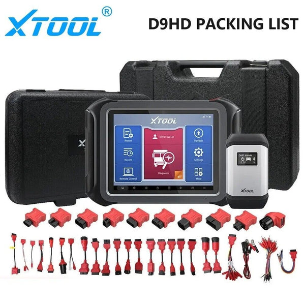 XTOOL D9HD Pro Heavy Duty Truck Scanner Full System Diagnostic Tool With Topology