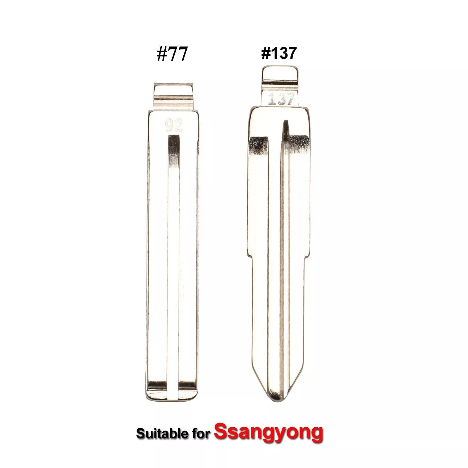 Fits SSANGYONG 315Mhz / 447Mhz SSAN01 Complete Transponder Remote Key Secondary image