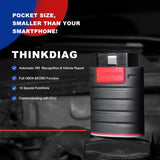 THINKDIAG Car OBD2 Scanner Bluetooth SRS ABS Bidirectional ECU Scan Tool