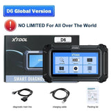 XTOOL D6 Car Diagnostic Scanner All System Automotive scanner For All Car 15+