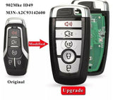 Fits Ford 902Mhz M3N-A2C31243300 Complete Transponder Remote Key