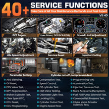 Load image into Gallery viewer, ANCEL V5 HD Heavy Duty Truck Diagnostic Tools Full System Diagnostic 40+ Reset