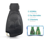 Fits Mercedes Benz 433Mhz Complete Transponder Remote Key