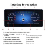 Vjoycar New Y3 Digital HUD Touch-LCD Center Console Dashboard for Tesla Model 3