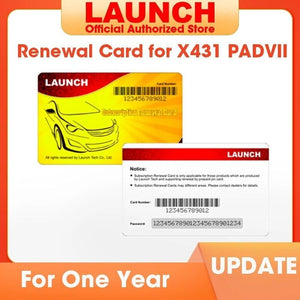 LAUNCH X431 PADVII PAD 7 All Software 1 Year For All Cars Supported Diagnosis