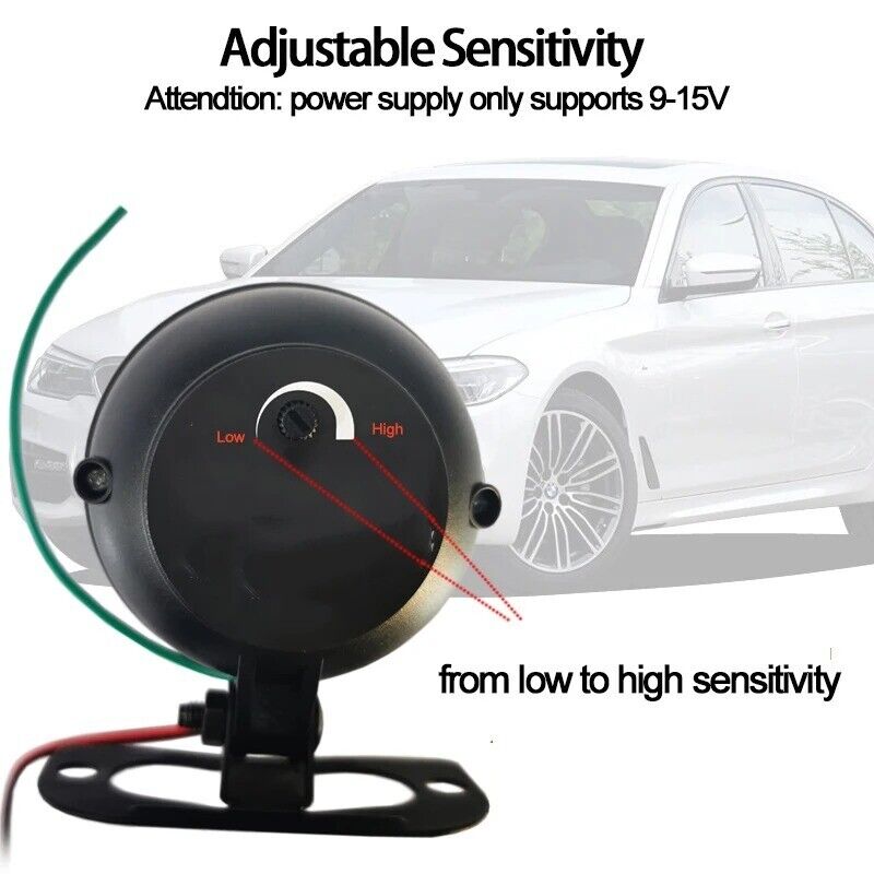 Vjoycar Newest DIYV0 Wireless Siren Finding Car Vibration Sensor Immobilize Secondary image