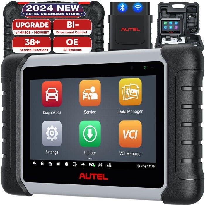 Autel MaxiCOM MK808BT PRO OBD2 Diagnostic Tool Full Bi-directional Control Secondary image