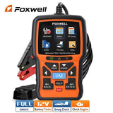 FOXWELL 12V 24V Battery Tester for Car Truck Motorcycle OBD2 Scanner Code Reader