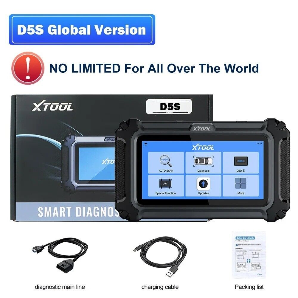 XTOOL D5S Car Diagnostic Tool Gearbox ABS EPB SRS Engine System Scanner 15