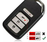 Fits Honda 433/313.8Mhz KR5V1X Complete Transponder Remote Key